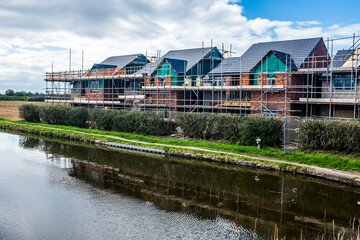 Fototapeta premium Leeds - Liverpool Canal at Halsall, Lancashire, UK.