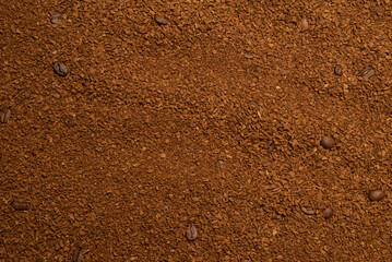 Instant coffee isolated on a background.