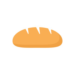 Bread flat vector icon