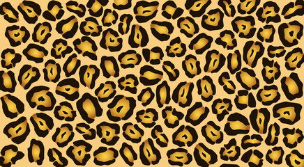 Original graphic wallpaper that reproduces the color of leopard or jaguar skin. Characteristic dark spots in combination with characteristic lighter colors.