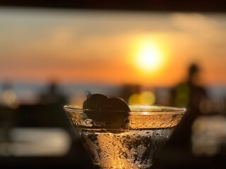 cocktail on the beach