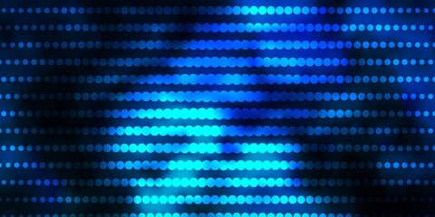 Light BLUE vector texture with circles.