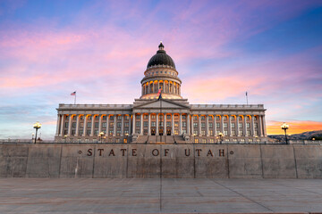 Salt Lake, Utah, USA at the Capitol - obrazy, fototapety, plakaty