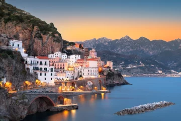 Muurstickers Atrani, Italy along the Amalfi Coast © SeanPavonePhoto