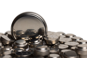 A Pile Of Button Batteries