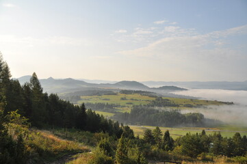 Pieniny, Kluszkowce, góra, Wdżar, wiosna, krajobraz,