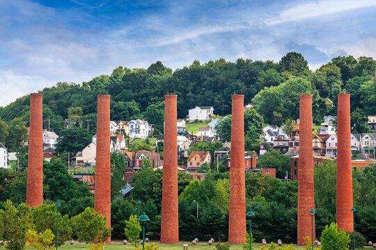 Homestead, Pennsylvania, USA At The Historic Steel Mill