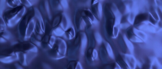 abstract blue and navy blue wave background, 3d rendering wavy wallpaper