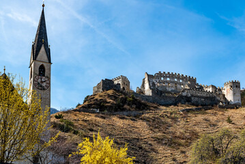 Front view to the castle Lichtenberg