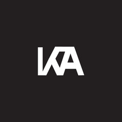 Letter K A logo Free Vector