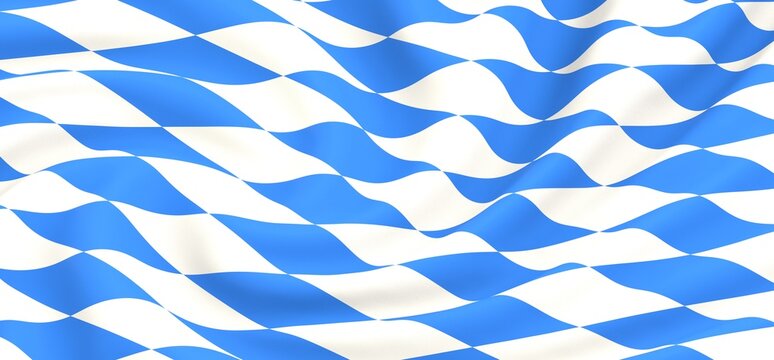 bavaria flag oktoberfest blue and white..