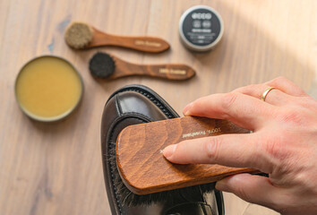 Shoe care and cleaning. Shoe care accessories.