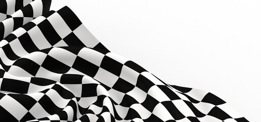 finish flag digital 3d race