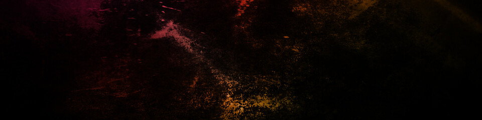 ホラーのような暗い不気味なコンクリートのような壁　サビ　壁　廃墟　崩壊