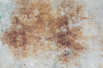 grunge background.Iron sheet with rusty. Weathered rough painted surface with patterns of cracks and peeling. texture for background and design.