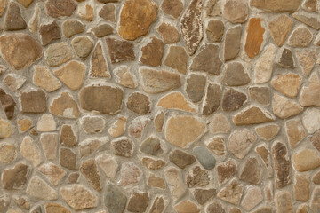 decorative stone texture. Rustic stone wall background