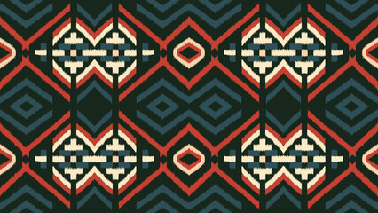 Traditional tribal or Modern native thai ikat pattern. Geometric ethnic background for pattern seamless design or wallpaper.