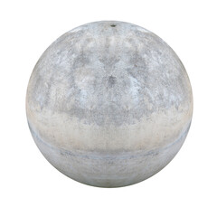 Stone circle shape on white background