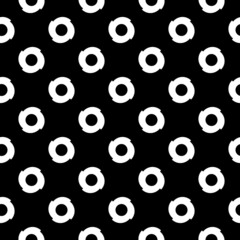 Figures seamless ornament. Ethnic pattern. Folk wallpaper. Tribal motif. Simple forms background. Geometrical shapes backdrop. Digital paper, textile print, abstract illustration. Vector artwork.