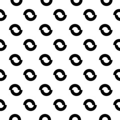 Figures seamless ornament. Ethnic pattern. Folk wallpaper. Tribal motif. Simple forms background. Geometrical shapes backdrop. Digital paper, textile print, abstract illustration. Vector artwork.