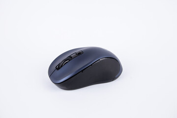 computer wireless mouse isolated on white background