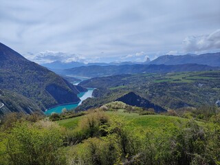 Fototapeta premium Lac Monteynard-Avignonet 
