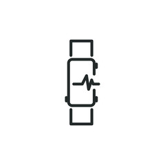 simple vector icon Smart Watch editable. isolated on white background. 