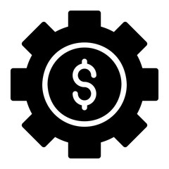 management glyph icon