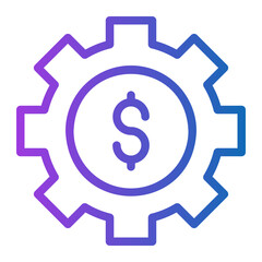 management gradient icon