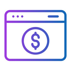 web gradient icon