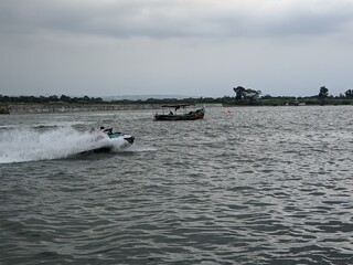 The marina beach area of ​​Semarang City is a place for recreation, fishing, and fishing boats