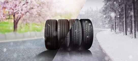 Swap winter tires for summer tires - time for summer tires © Igor Link