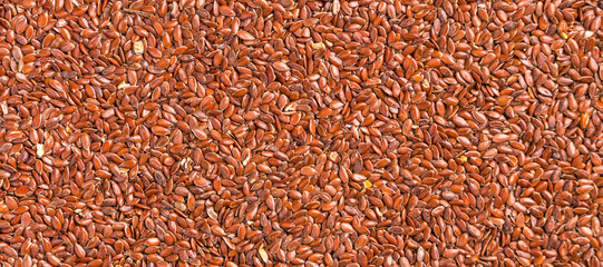 Fototapeta premium Flax seeds, culinary background. Source of omega 3