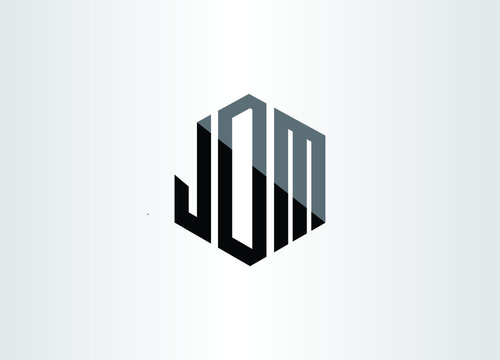 creative logo JOM design and company logo