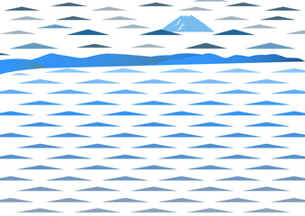 Mountain,blue,wallpaper,background,sea,wave,pattern,triangle