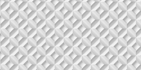 Inset white pyramid cube boxes diagonal rotated block background wallpaper banner full frame filling checker layout