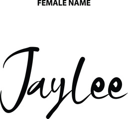 Typography Text Design Given Girl Name  Jaylee