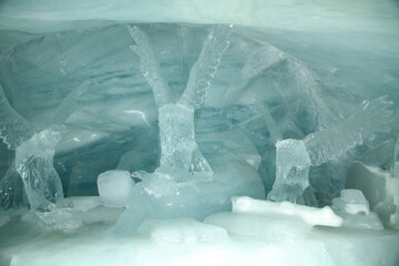 melting ice on the ice