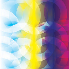 Colorful abstract background with rings