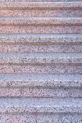 Close-up of an outdoor granite stairs at San Francisco, California