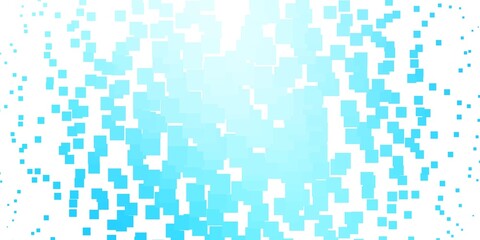 Light BLUE vector pattern in square style.