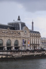 Facade of the Musée d'Orsay in Paris - obrazy, fototapety, plakaty