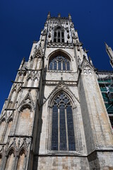 Fototapeta na wymiar Cathedral and Metropolitical Church of Saint Peter in York, commonly known as York Minster, Deangate, York YO1 7HH