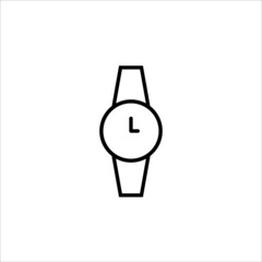 Wrist watch icon vector illustration symbol