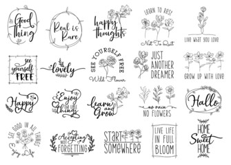 Flowers Quotes Bundles