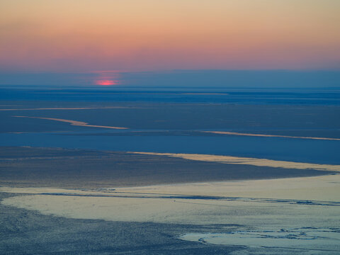 Lake Superior Sunrise In Winter