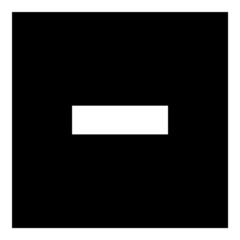 Square Elements Flat Icon Isolated On White Background