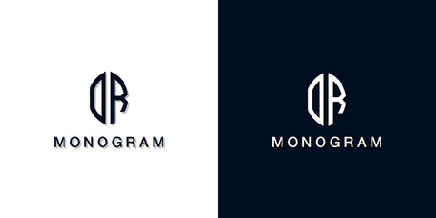 Leaf style initial letter OR monogram logo.