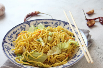Japanese food fried noodles Yakisoba