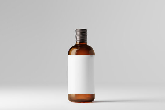 Amber Glass Bottle or Jar